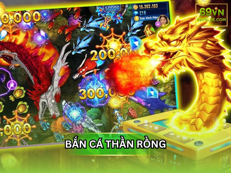 Bắn Cá Thần Rồng là phiên bản nâng cấp của game bắn cá truyền thống