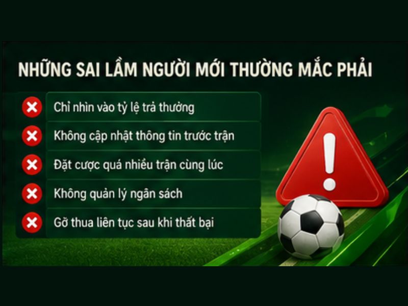 Những Sai Lầm Người Mới Thường Mắc Phải