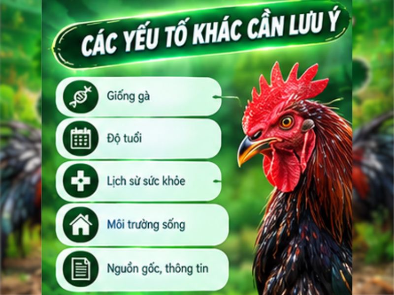Các Yếu Tố Khác Khi Tìm Hiểu Về Chiến Kê