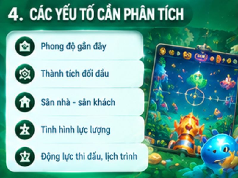 Các thành phần thường gặp trong game bắn cá