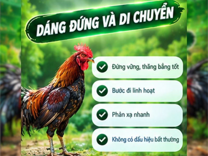 Kiểm Tra Dáng Đứng Và cách di chuyển