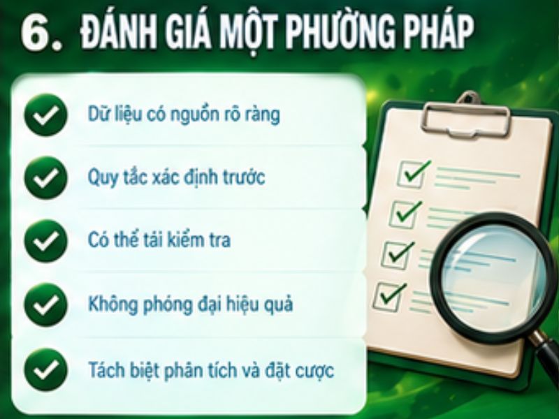 Làm thế nào để đánh giá một phương pháp soi cầu